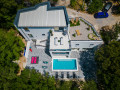 Außen, Villa Modruna mit beheiztem Pool, Jacuzzi und Sauna, Grižane-Belgrad, Kvarner, Kroatien Grižane-Belgrad